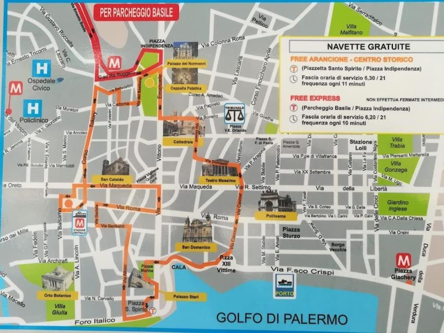 Casa Vale E Giu Daire Palermo Dış mekan fotoğraf